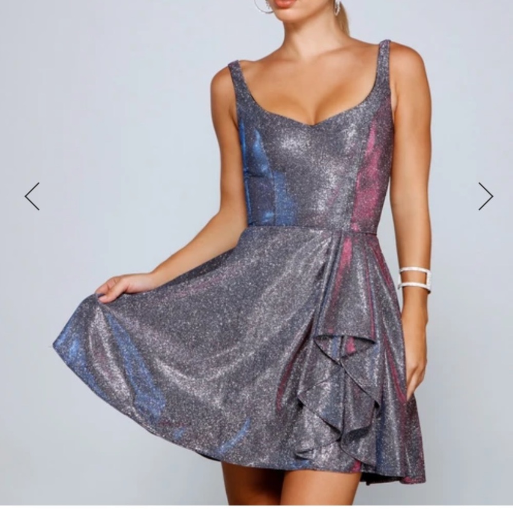 “Formal Glitter party dress”